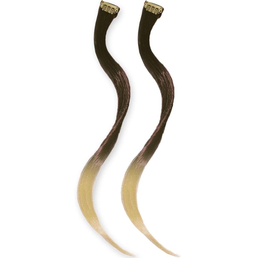 2 Pack Synthetic Clip-n-Dipped Hair Ends 14 Inc…